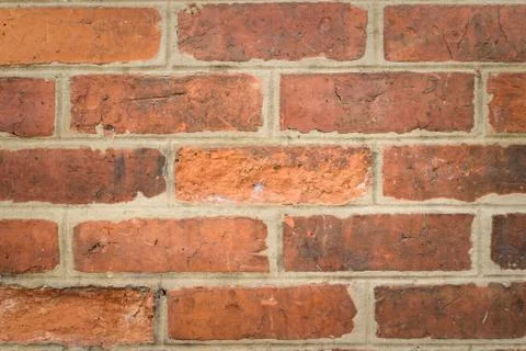 Red Brick wall texture background natural color Stock-Fotos