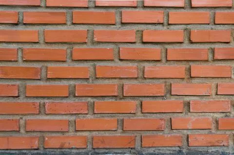 Red brick wall texture background Stock Photos