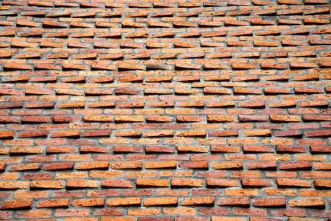 Red brick wall texture for background Stock Photos