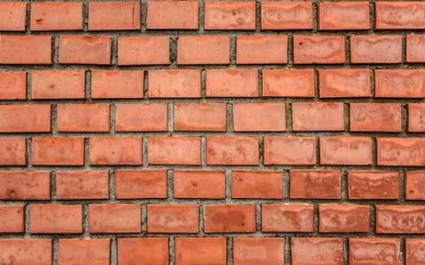 Red brick wall texture background. Stock Photos