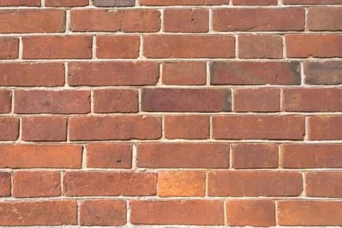 Red brick wall texture background Foto stock