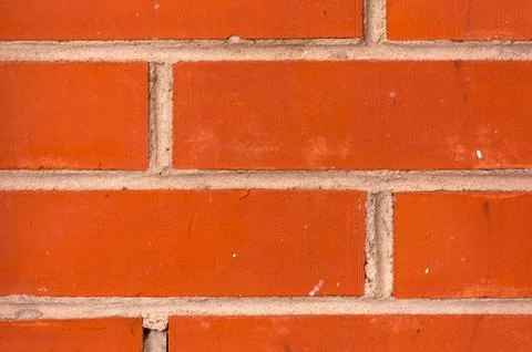 Red brick wall texture background. Stock Photos