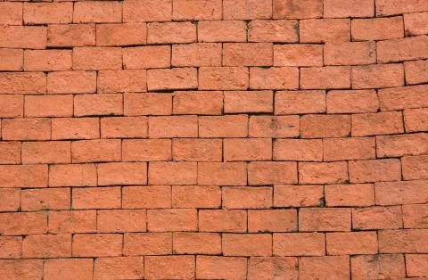 Red brick wall texture background Stock Photos