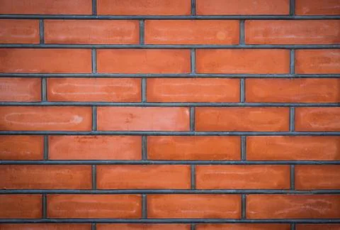 Red brick wall texture background. Building materials. Pattern Stock Photos