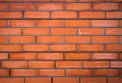 Red brick wall texture background. Building materials. Pattern Stock Photos
