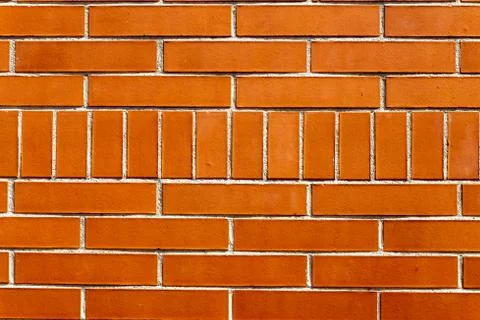 Red Brick wall texture background Stock Photos