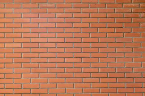 The red brick wall texture background is neatly arranged Stock Photos