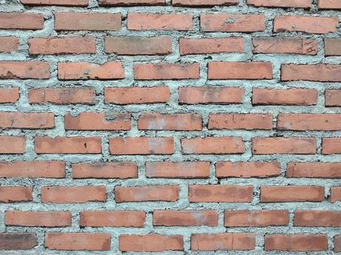 Red Brick wall texture background Stock Photos