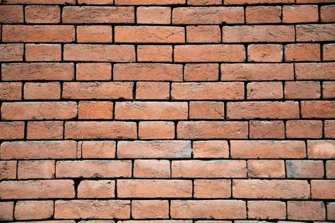 Red brick wall texture background Stock Photos