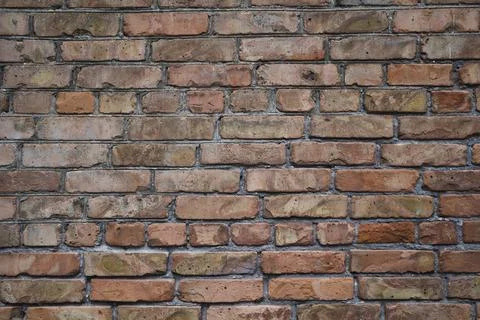 Red brick wall texture background . Construction backdrop Stock Photos
