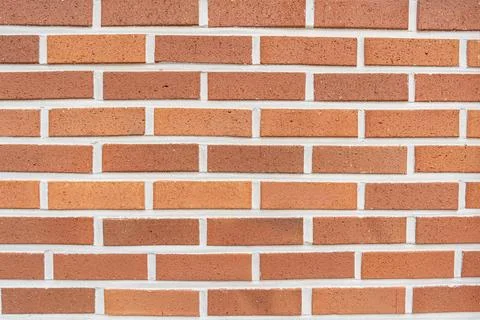 Red Brick Wall Texture Background Stockfoto's