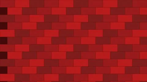 Red brick wall texture with gradient lighting and subtle shadows Ilustración de archivo