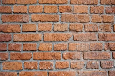 Red brick wall texture grunge background Stock Photos