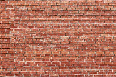 Red brick wall texture grunge background Stock Photos