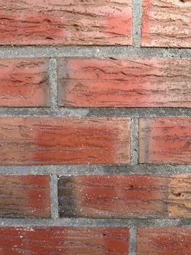 Red Brick Wall Texture Horizontal Masonry Background Stock Photos