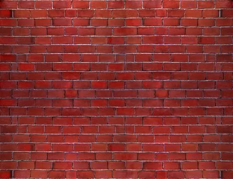 Red brick wall texture Stock Illustration