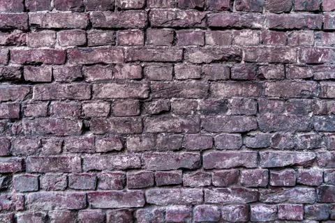 Red brick wall texture for interior design. Stock Photos