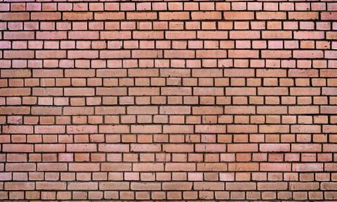 Red brick wall texture for interior design. Stock Photos