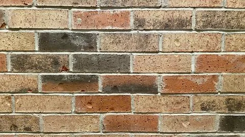 Red Brick Wall Texture - Landscape Foto stock