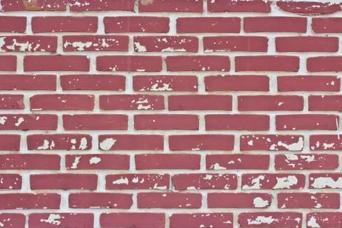 Red brick wall  - texture pattern for continuous replicate. Stock Photos