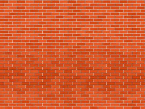 Red brick wall texture Stockfoto's