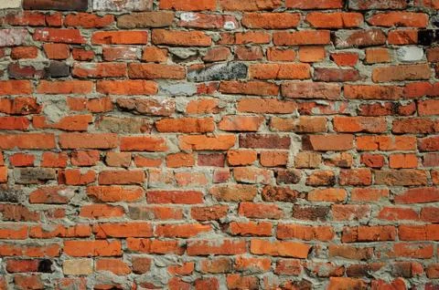 Red brick wall texture Stock Photos