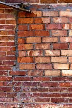 Red Brick Wall Texture 写真素材