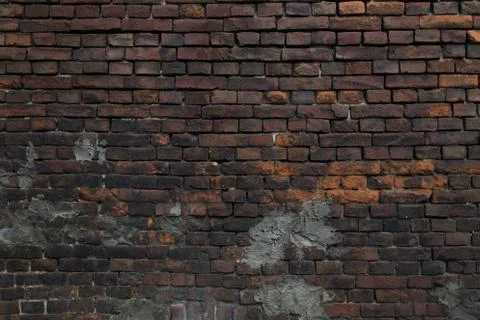 Red brick wall texture Foto stock