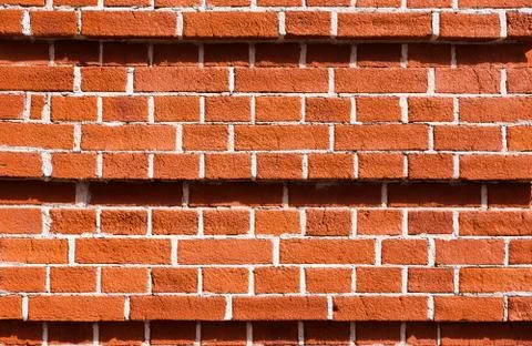 Red brick wall texture Stock Photos