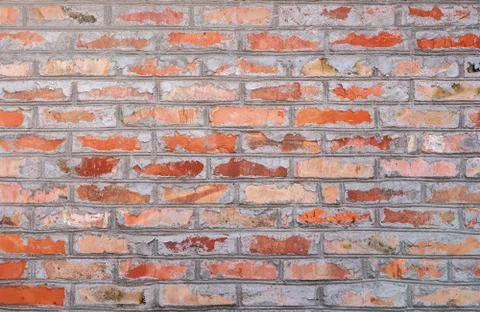 Red brick wall. Texture. Stock-Fotos