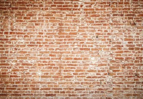 The red brick wall texture .  rough surface and deep color, rustic charm, p.. Stock-Fotos