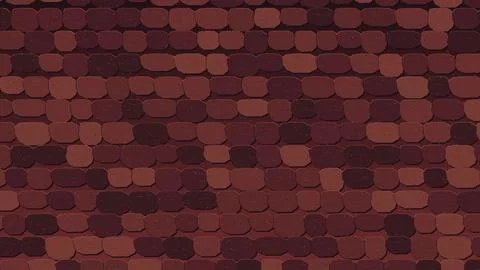 Red brick wall texture with seamless pattern illustration Stock-Illustration