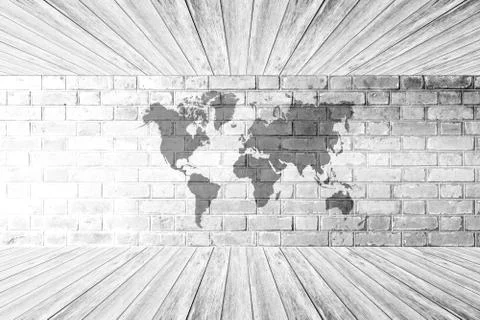 Red Brick wall texture Soft tone White color Stock Illustration