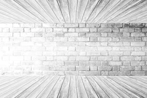 Red Brick wall texture Soft tone White color Foto stock