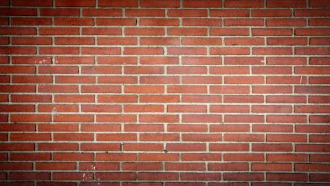Red Brick Wall Texture Vignette Stock Photos