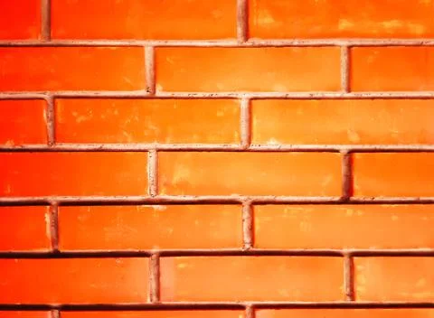Red brick wall textured background イラスト素材