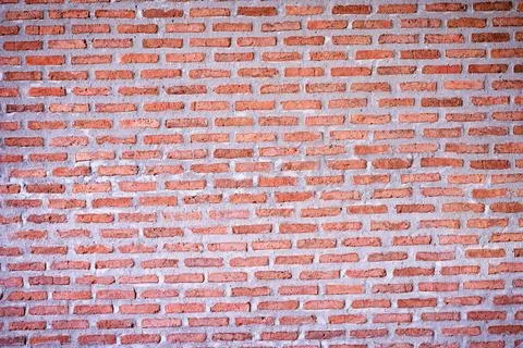 Red brick wall textured background. Stock Photos