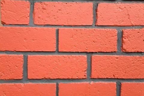 Red brick wall textured Stock Photos