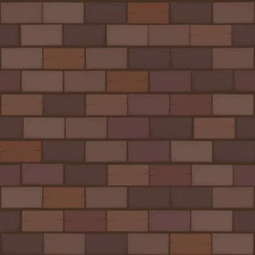 Red brick wall vector background Stock Illustration