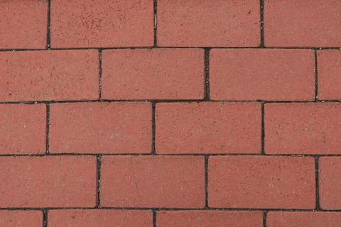 Red brick wall. Wall texture, background. Stock photo for wallpaper or textur Stock Photos