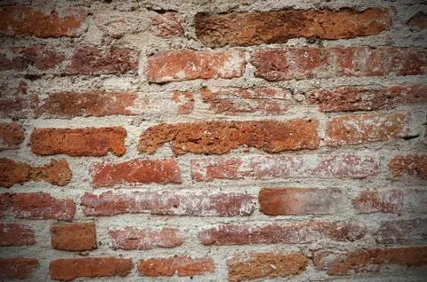 Red brick wall for web background. Stock Photos