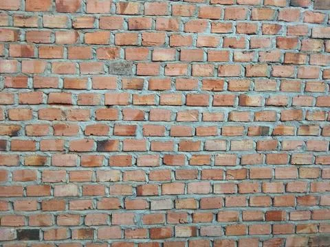 The red brick walls Stock Photos