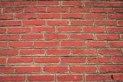Red bricks background wallpaper Stock-Fotos