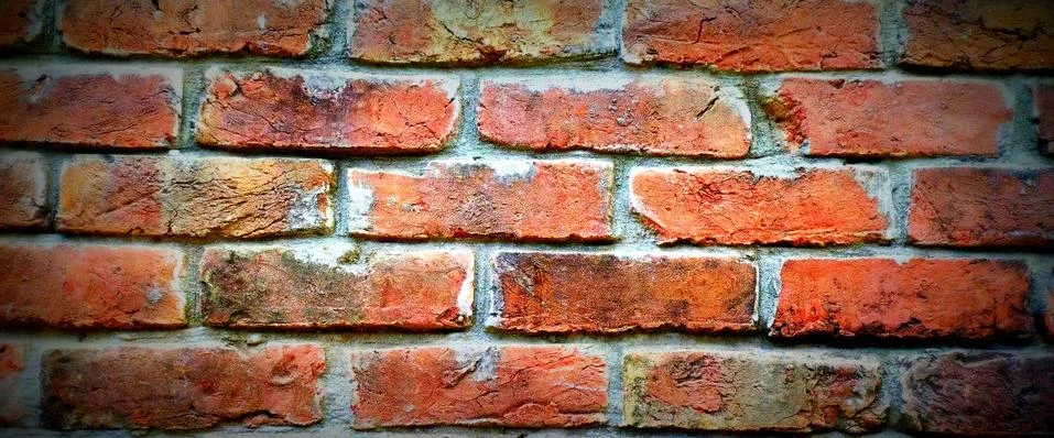Red Bricks Pattern For Texture Background .Brick Pattern Wall Use For Graphic Stock Photos