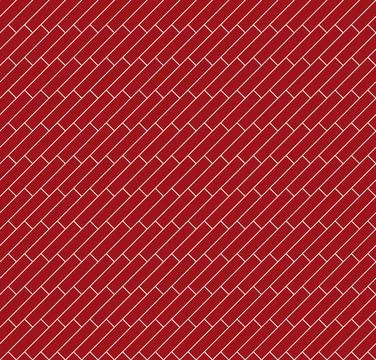 Red bricks seamless texture background. Seamless pattern with diagonal 스톡 일러스트