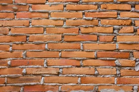 Red bricks wall background Stock Photos