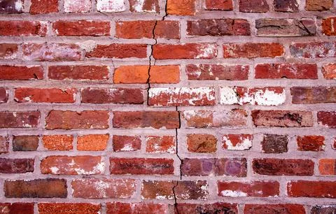 Red bricks wall pattern background. Old bricks brickwall surface texture. Rustic Stock Photos