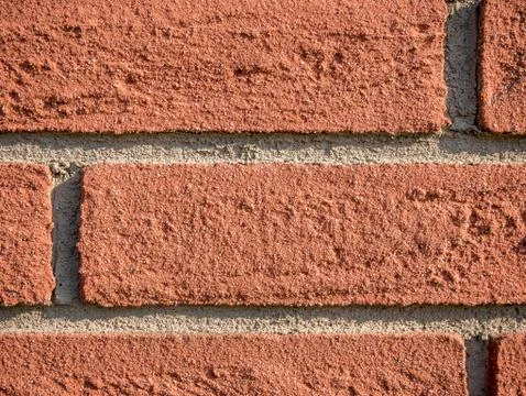Red bricks wall pattern. Foto stock