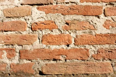 Red bricks wall Stock Photos