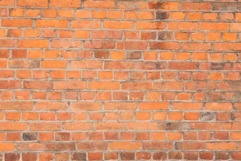 Red bricks wall Stock Photos